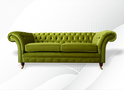 Sofa 3 Seater Living landscape Sofas Upholstery Suite Textile Fabric Three-seater new